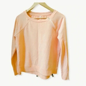 Gap Fit Womens Long Sleeves Loungewear Soft Peach Bohemian Sweatshirt SZ XS